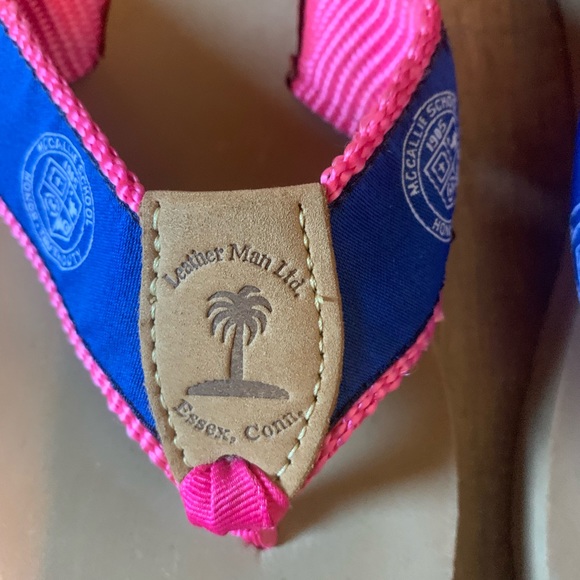Leather Man Ltd. McCallie School Flip Flops - Picture 2 of 6